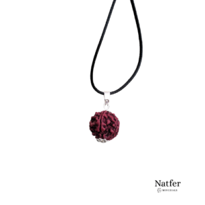 colgante de rudraksha natural