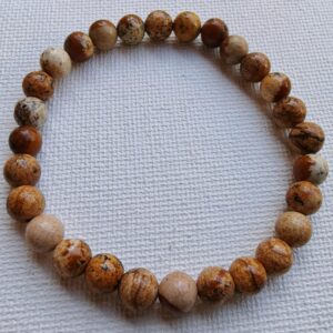 pulsera de jaspe paisina natural 6 mm